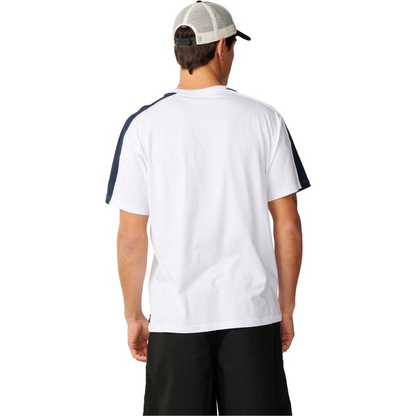 2026 Rip Curl Mens Archive Up Top Panel T-Shirt 129MTE - White